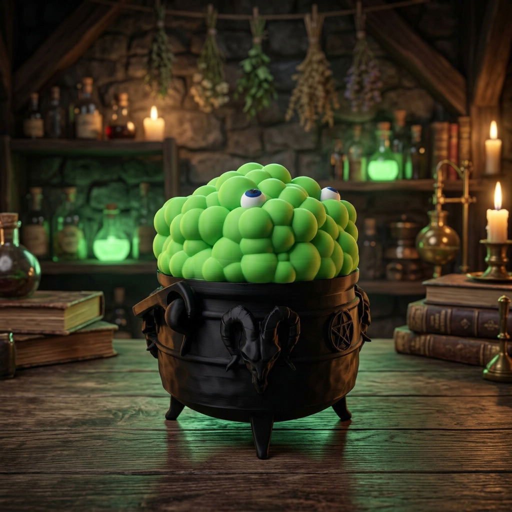 Witch’s Cauldron Deck Box: Brew Up Something Wicked for Commander Night