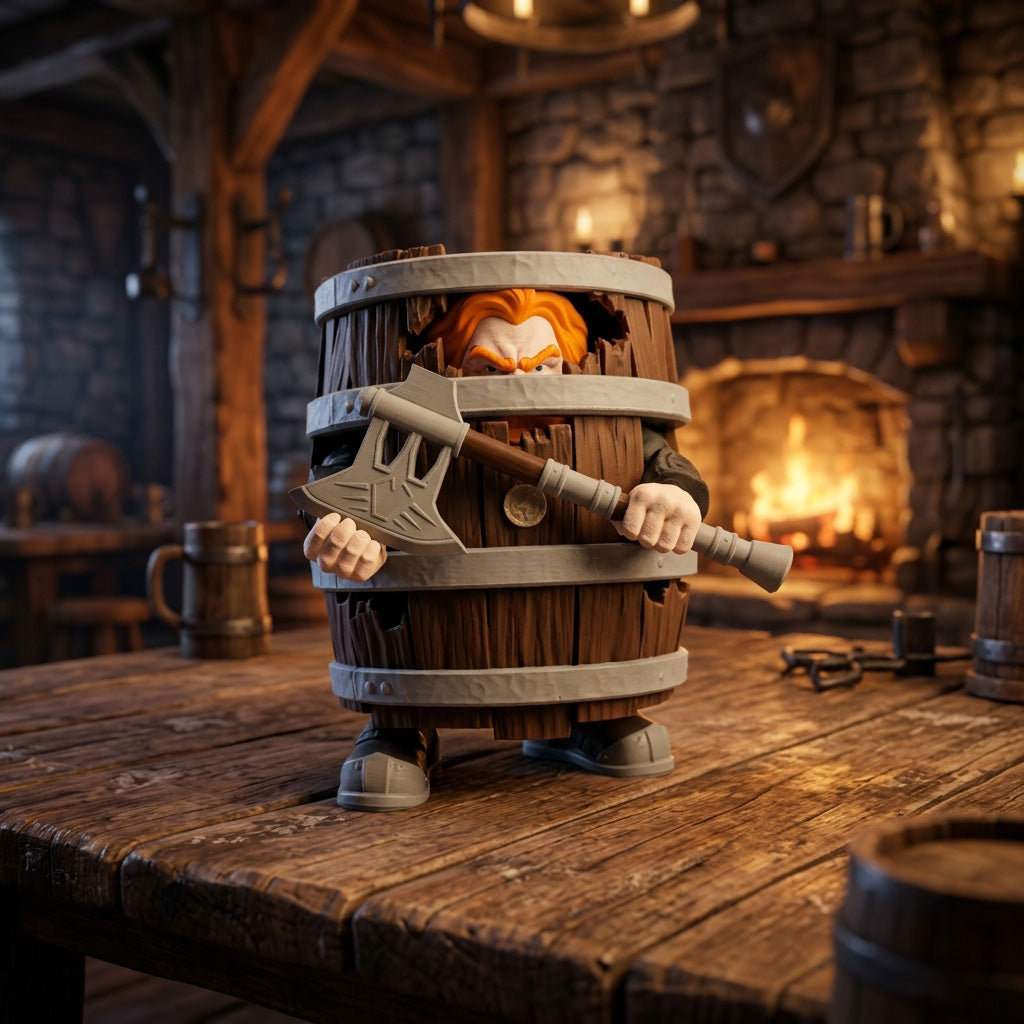 A Dwarf, a Barrel, and Your Commander Deck