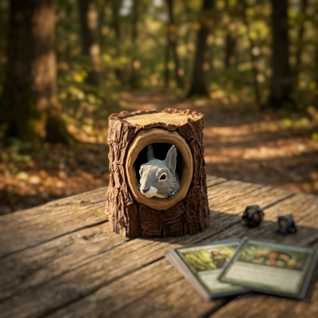 A Little Woodland Mischief: Introducing the Squirrel Tree Trunk Deck Box