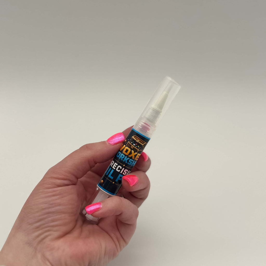 3D Printer Precision Oil Pen | Brush Tip Lubricator for Linear Rails, Rods & Lead Screws | Clean Machine Maintenance | Refillable Applicator