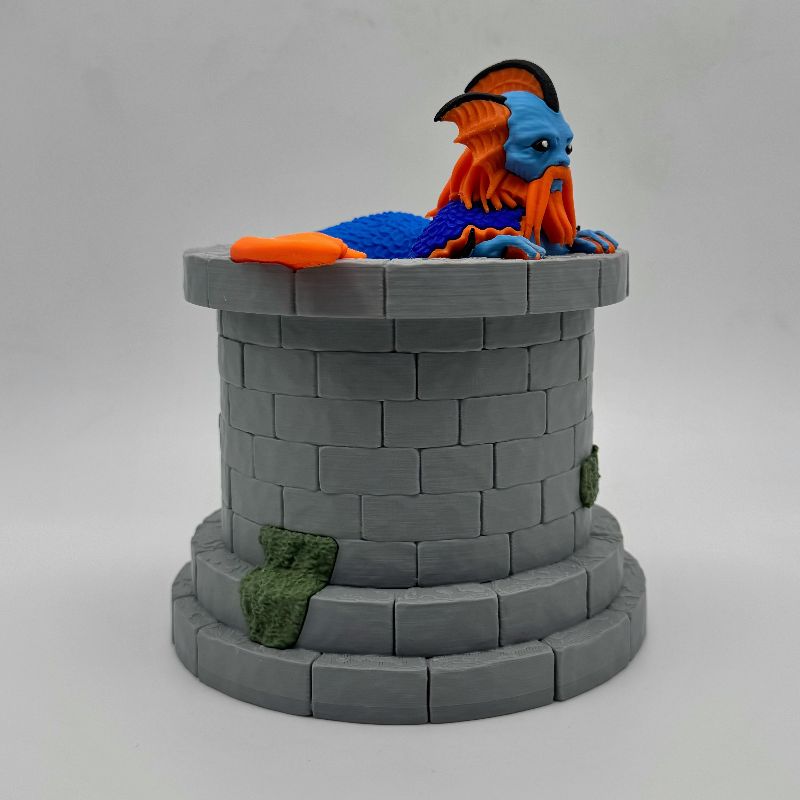 Well Guardian MTG Commander Deck Box | Lorwyn Inspired Magic The Gathering Card Holder