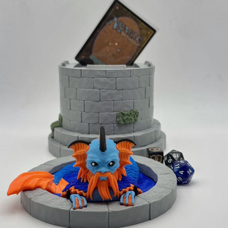 Well Guardian MTG Commander Deck Box | Lorwyn Inspired Magic The Gathering Card Holder