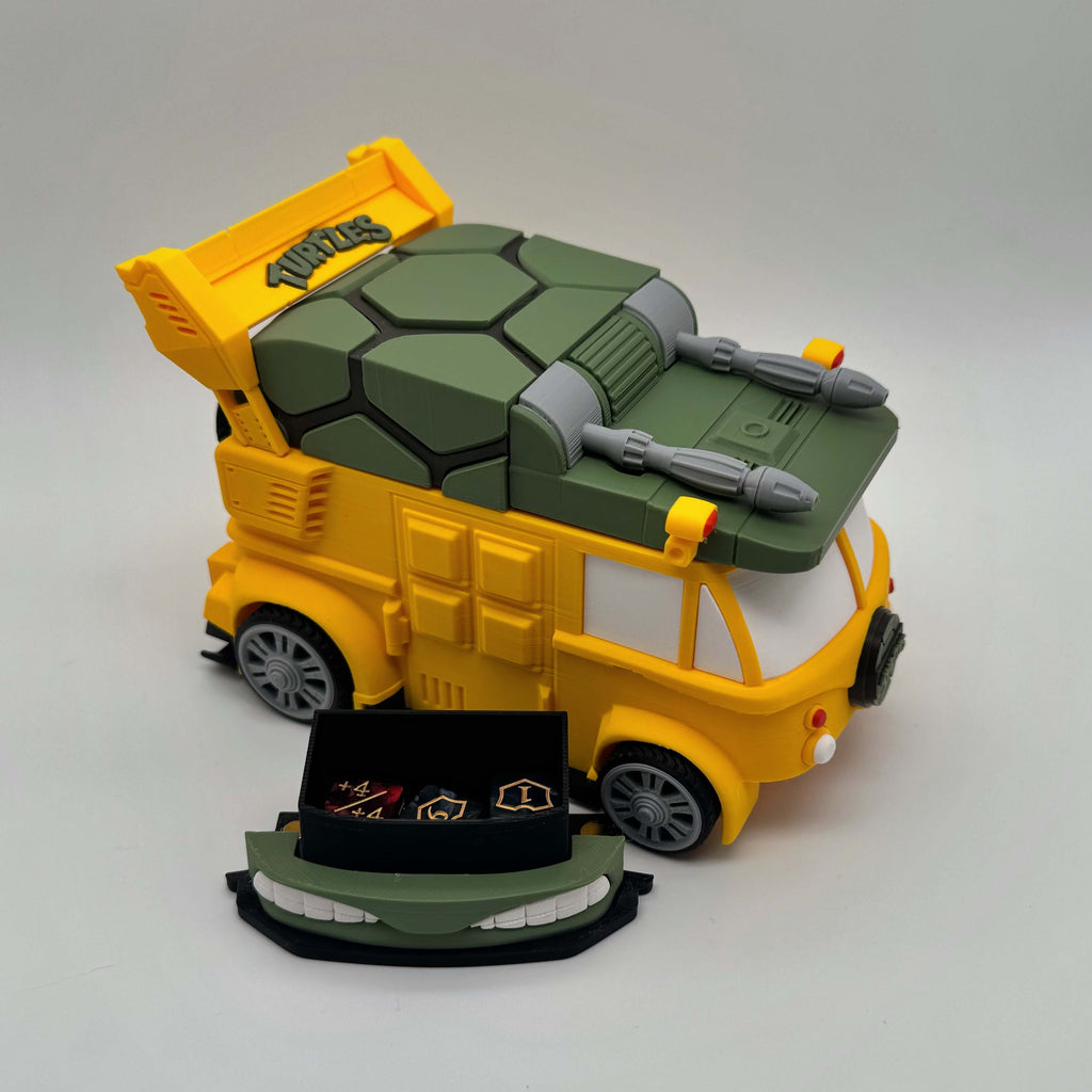 Party Wagon MTG Commander Deck Box | TMNT Inspired Magic The Gathering Card Holder