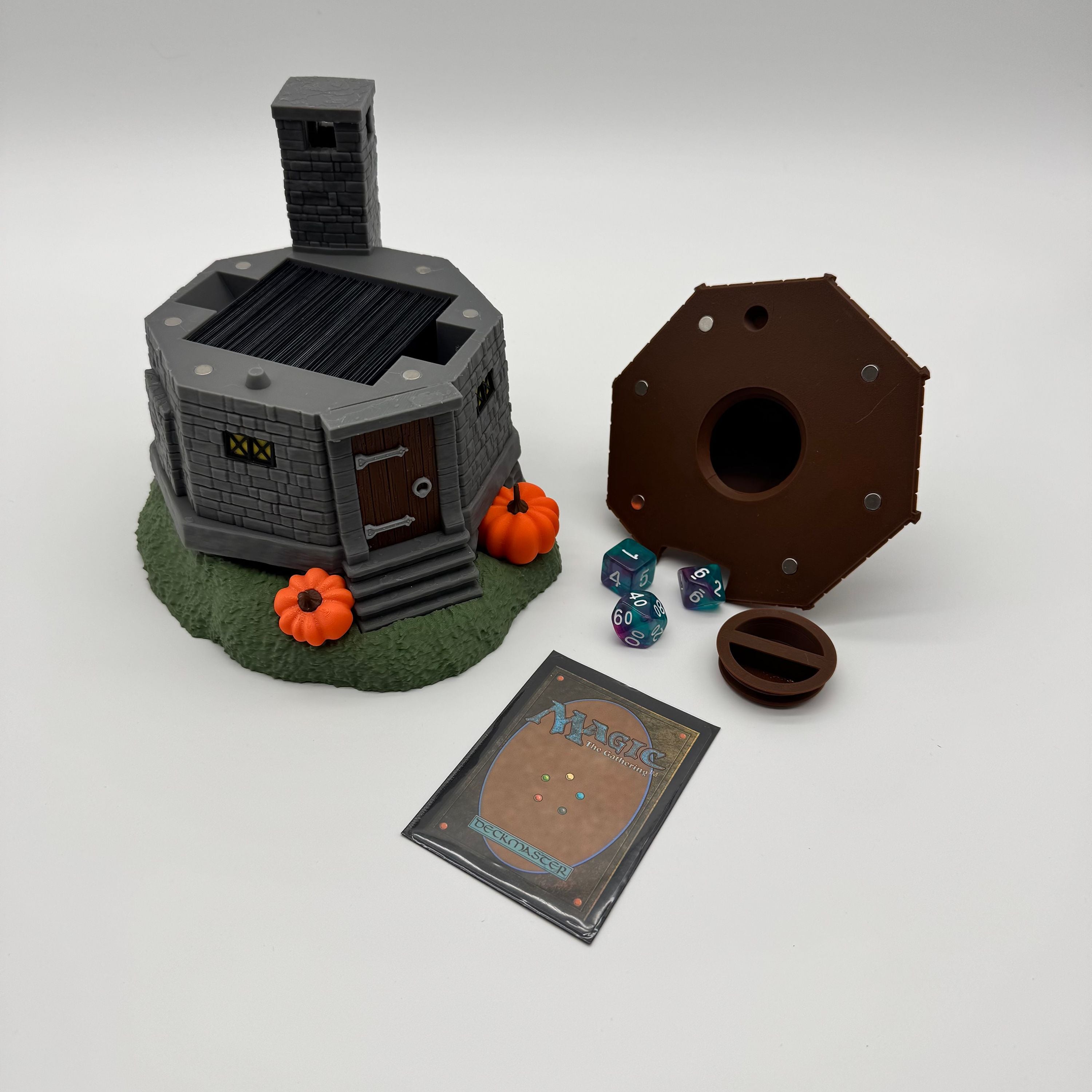 Groundskeeper's House MTG Commander Deck Box | Harry Potter Hagrid Inspired Magic The Gathering Card Holder