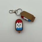Cat Popsicle Fidget Clicker Toy | Kawaii Sensory Desk ADHD Focus Keychain