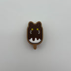 Cat Popsicle Fidget Clicker Toy | Kawaii Sensory Desk ADHD Focus Keychain