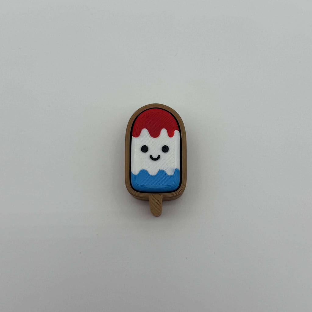 Cat Popsicle Fidget Clicker Toy | Kawaii Sensory Desk ADHD Focus Keychain
