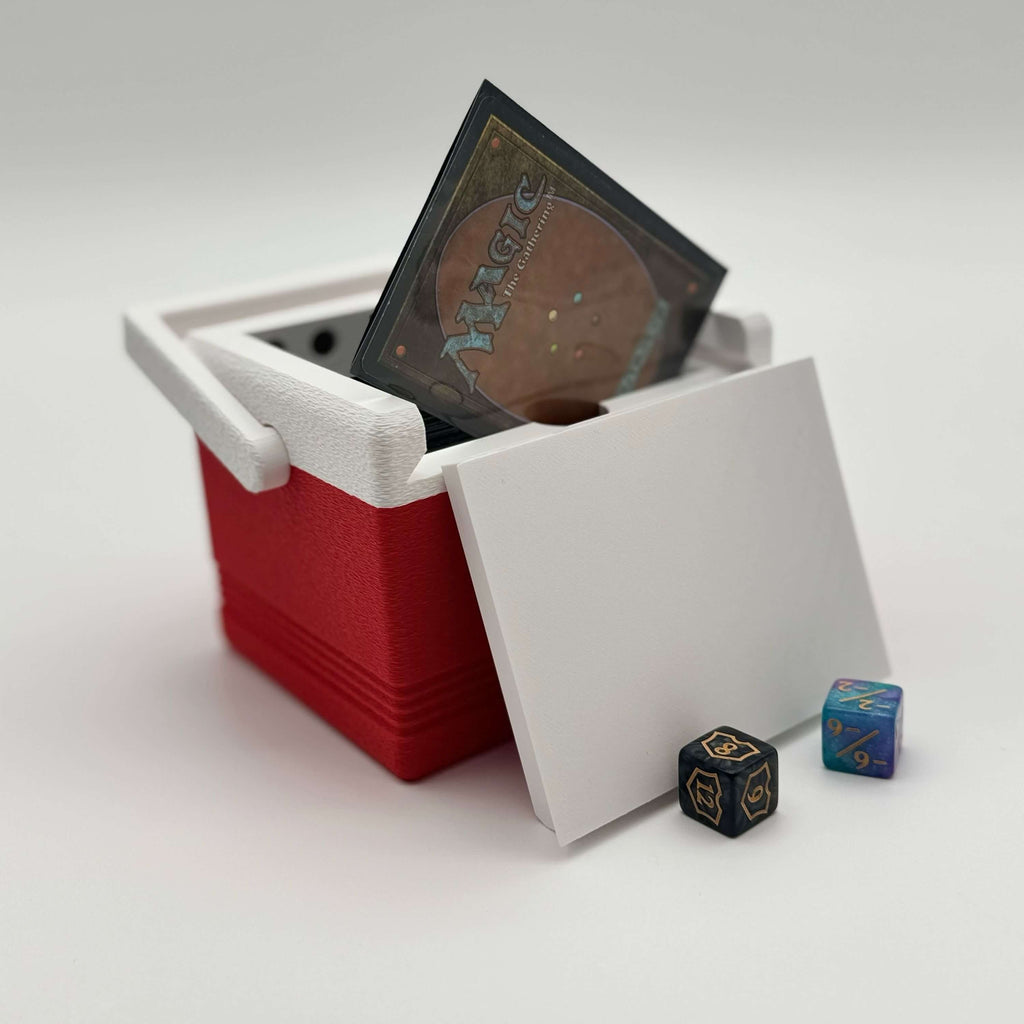 Camping Cooler MTG Commander Deck Box | TCG Magic The Gathering Card Holder Case