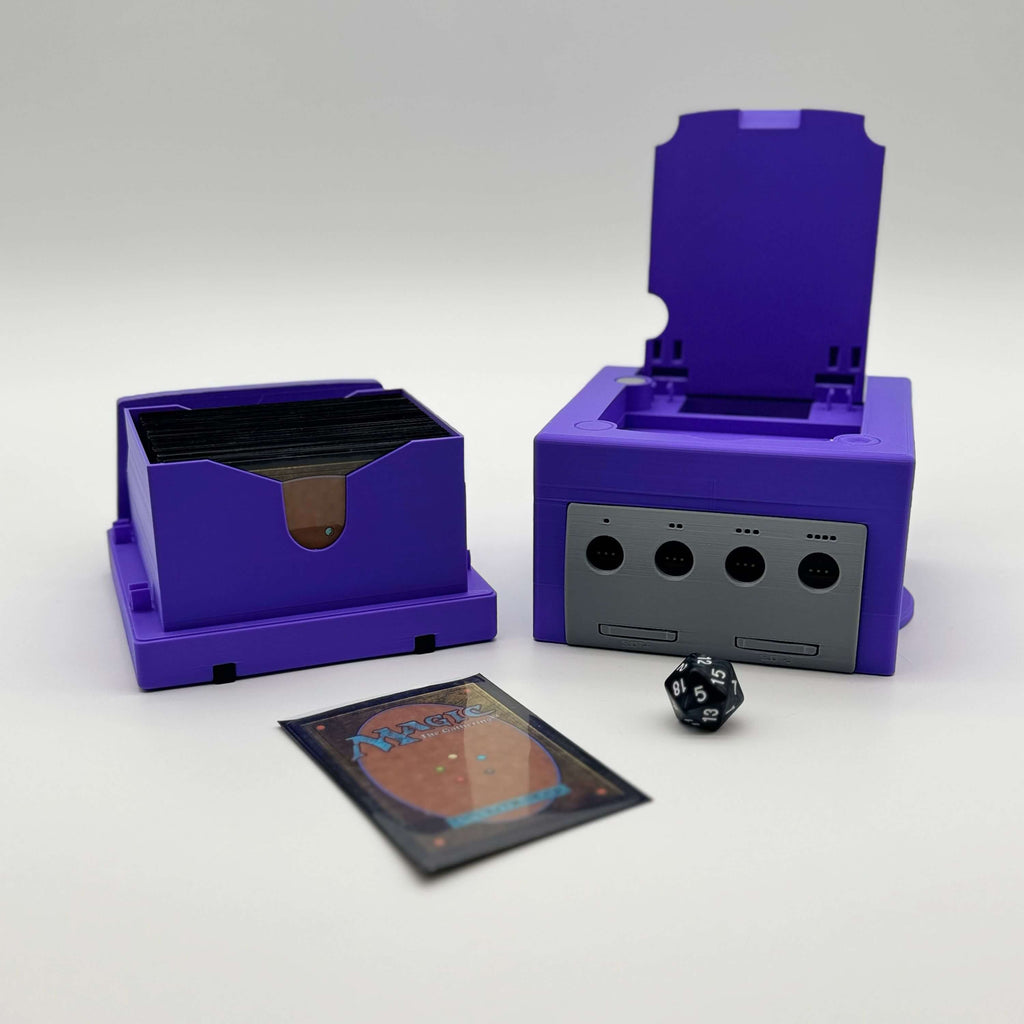 GameCube Console MTG Commander Deck Box | TCG Magic The Gathering Card Holder Case