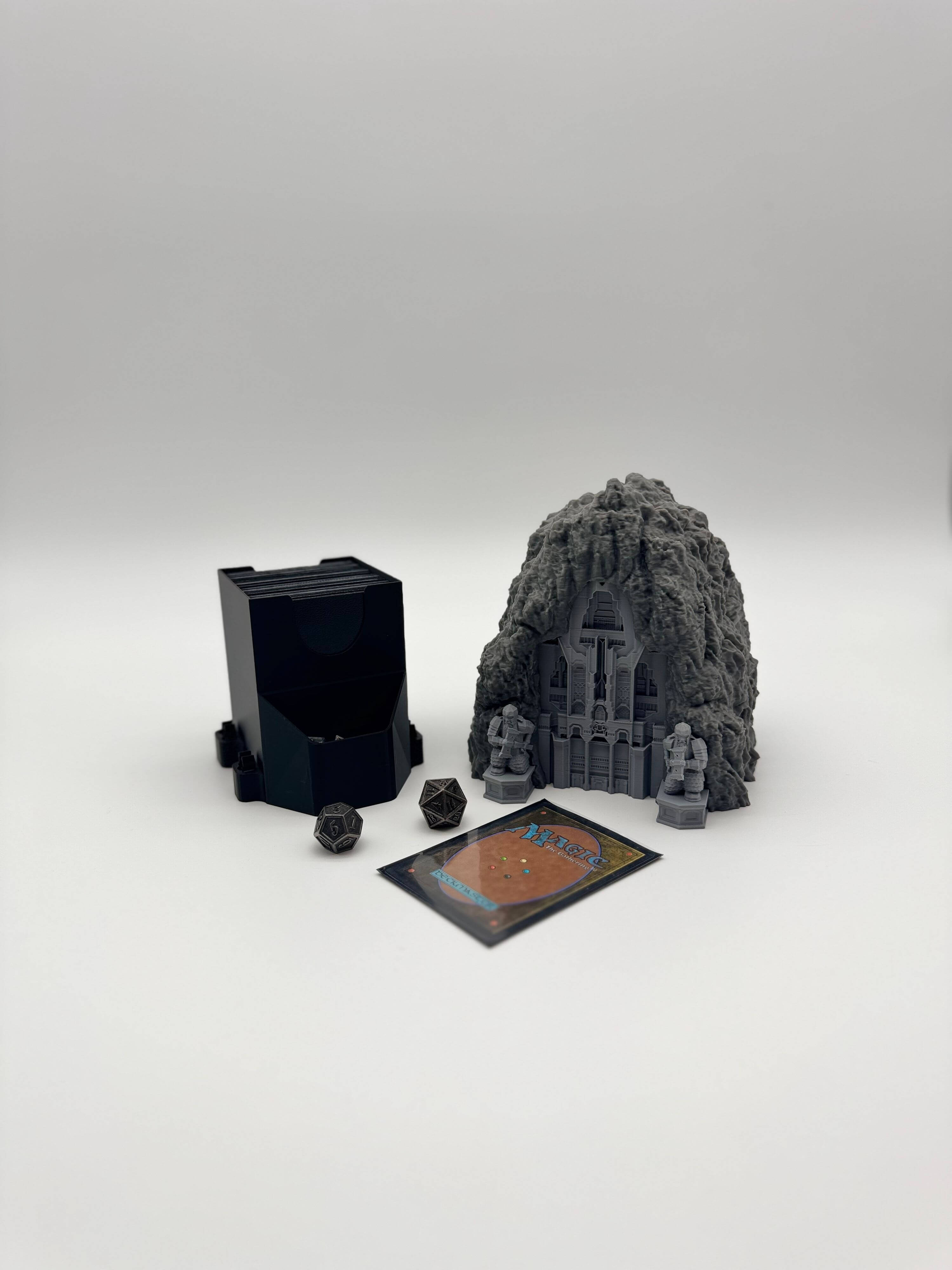 Gate Of Erebor MTG Commander Deck Box | LOTR Hobbit TCG Magic The Gathering Card Holder
