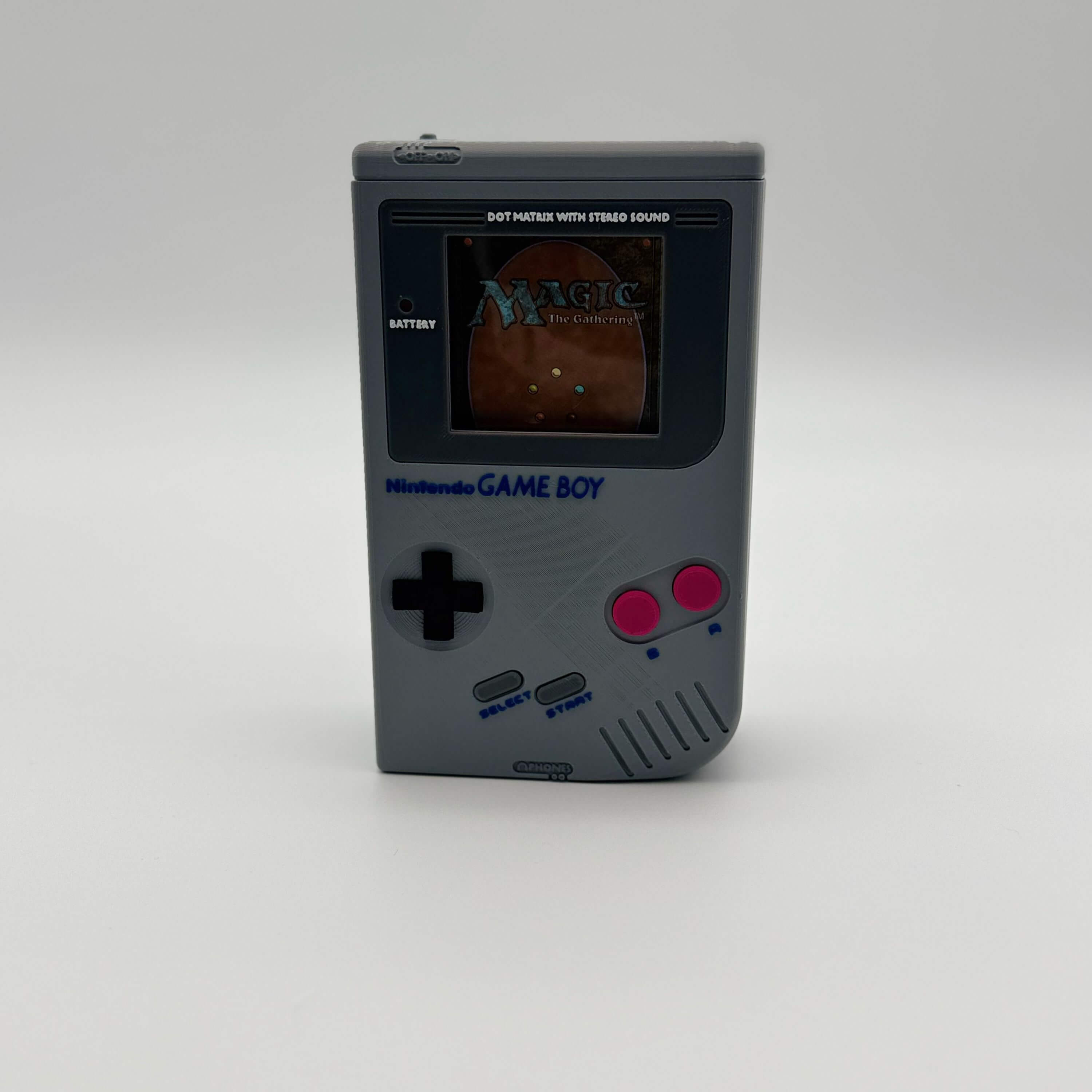 Gameboy Handheld MTG Commander Deck Box | Nintendo Pokemon Inspired TCG Magic The Gathering Card Holder Case