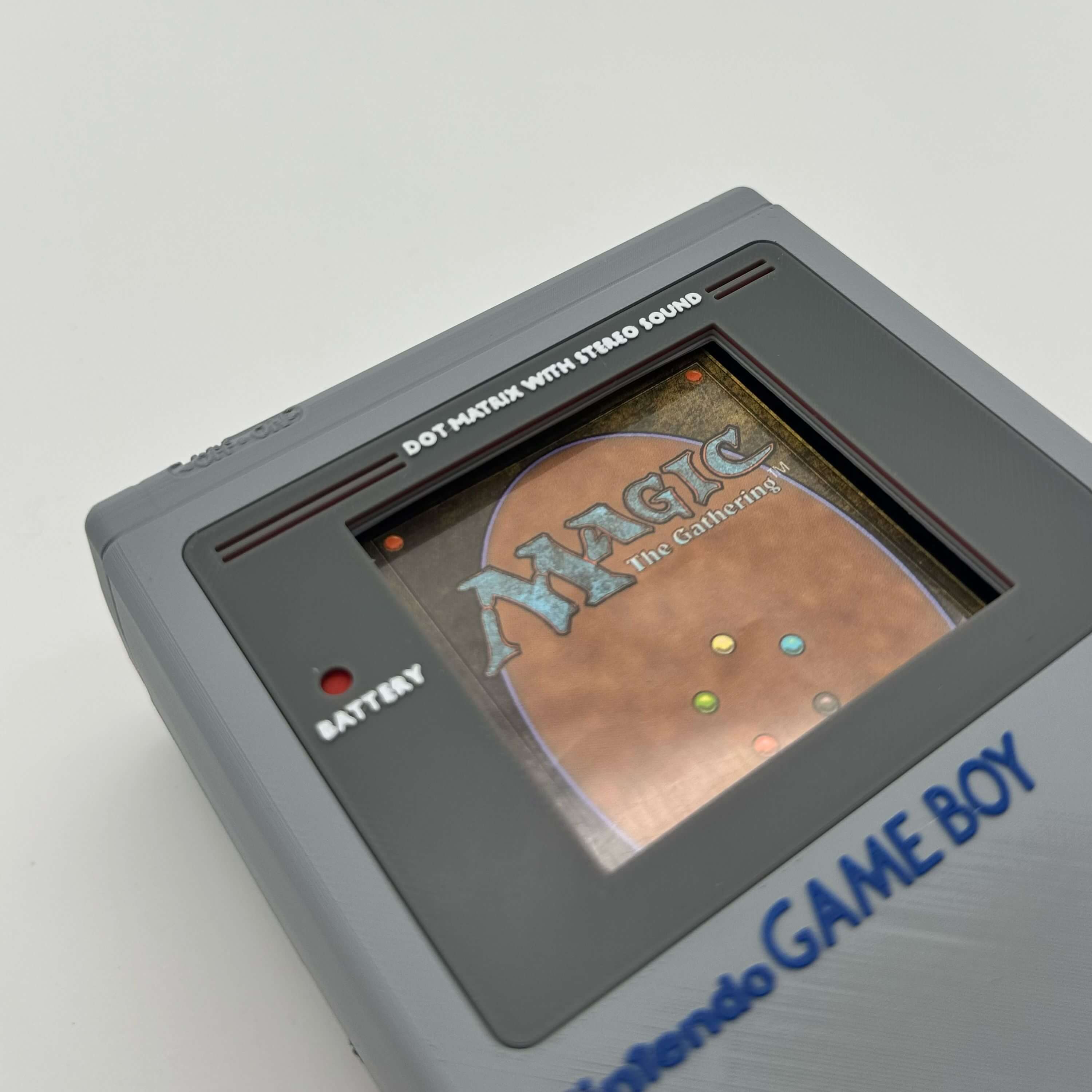 Gameboy Handheld MTG Commander Deck Box | Nintendo Pokemon Inspired TCG Magic The Gathering Card Holder Case