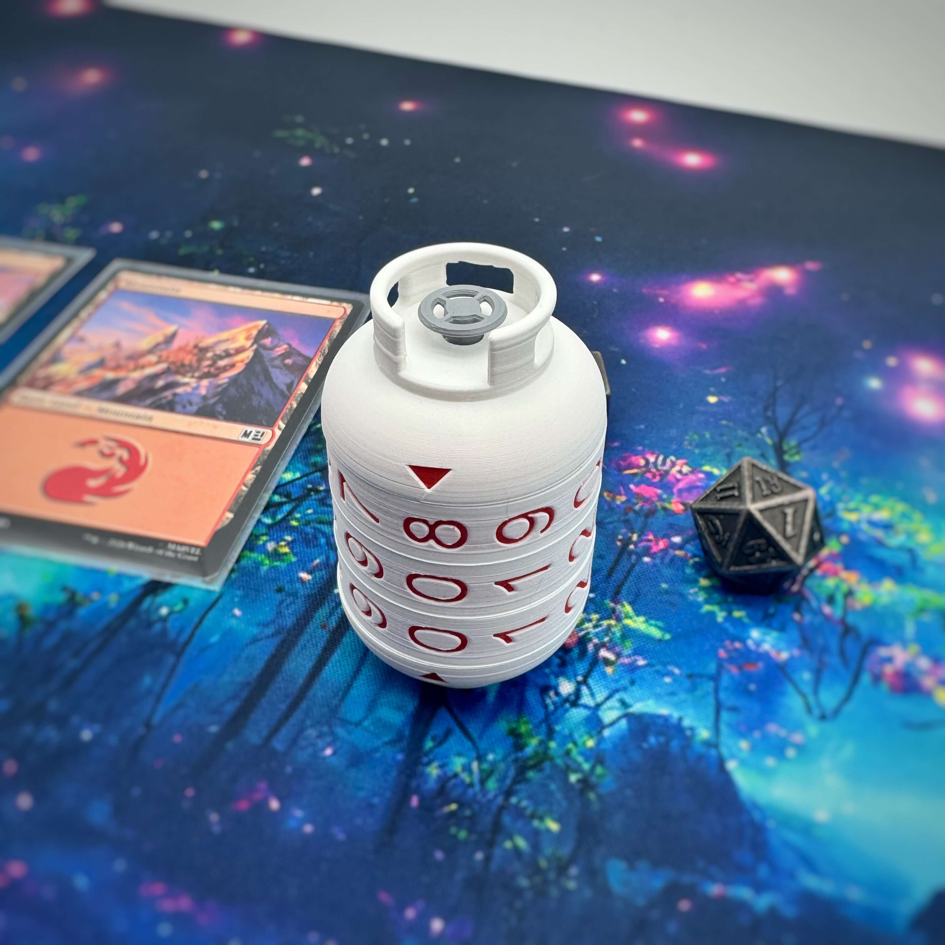 Propane Tank MTG Counter | 3 Dial Life & Resource Tracker | Magic The Gathering TCG Accessory