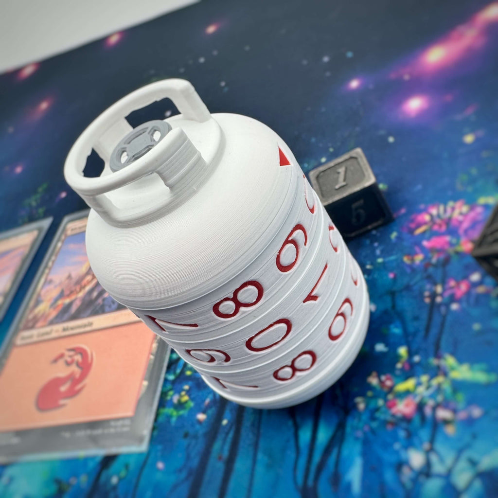Propane Tank MTG Counter | 3 Dial Life & Resource Tracker | Magic The Gathering TCG Accessory