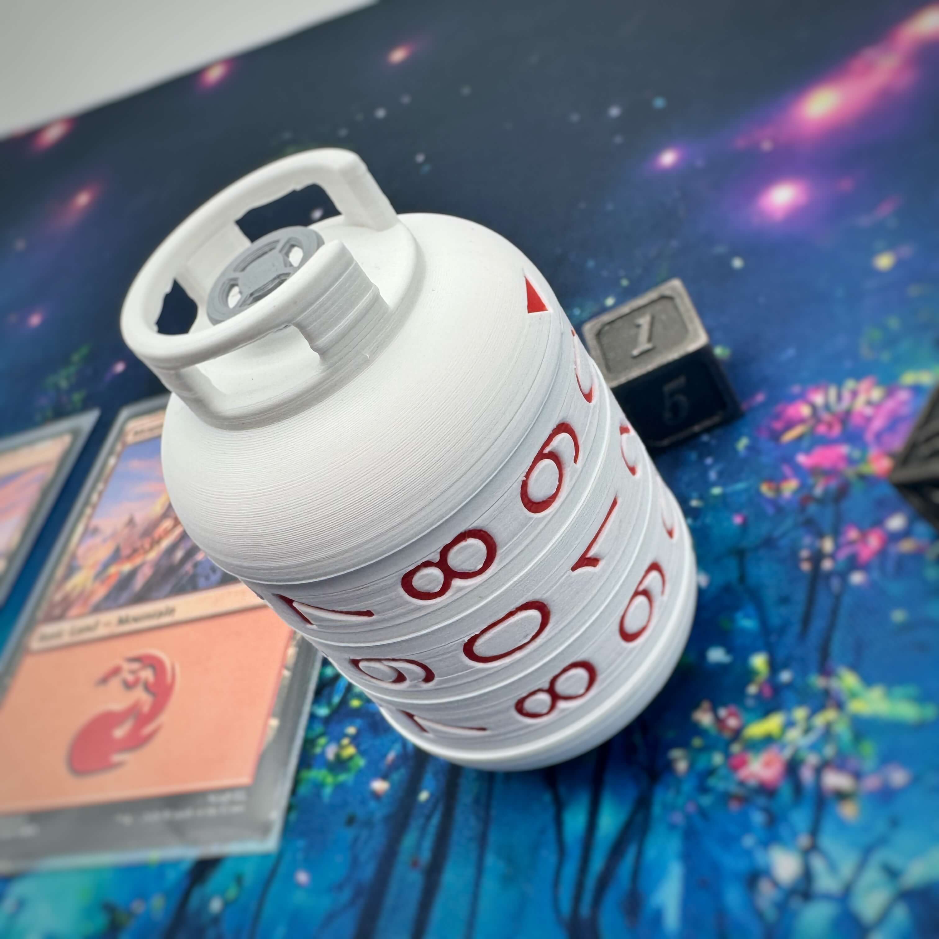 Propane Tank MTG Counter | 3 Dial Life & Resource Tracker | Magic The Gathering TCG Accessory