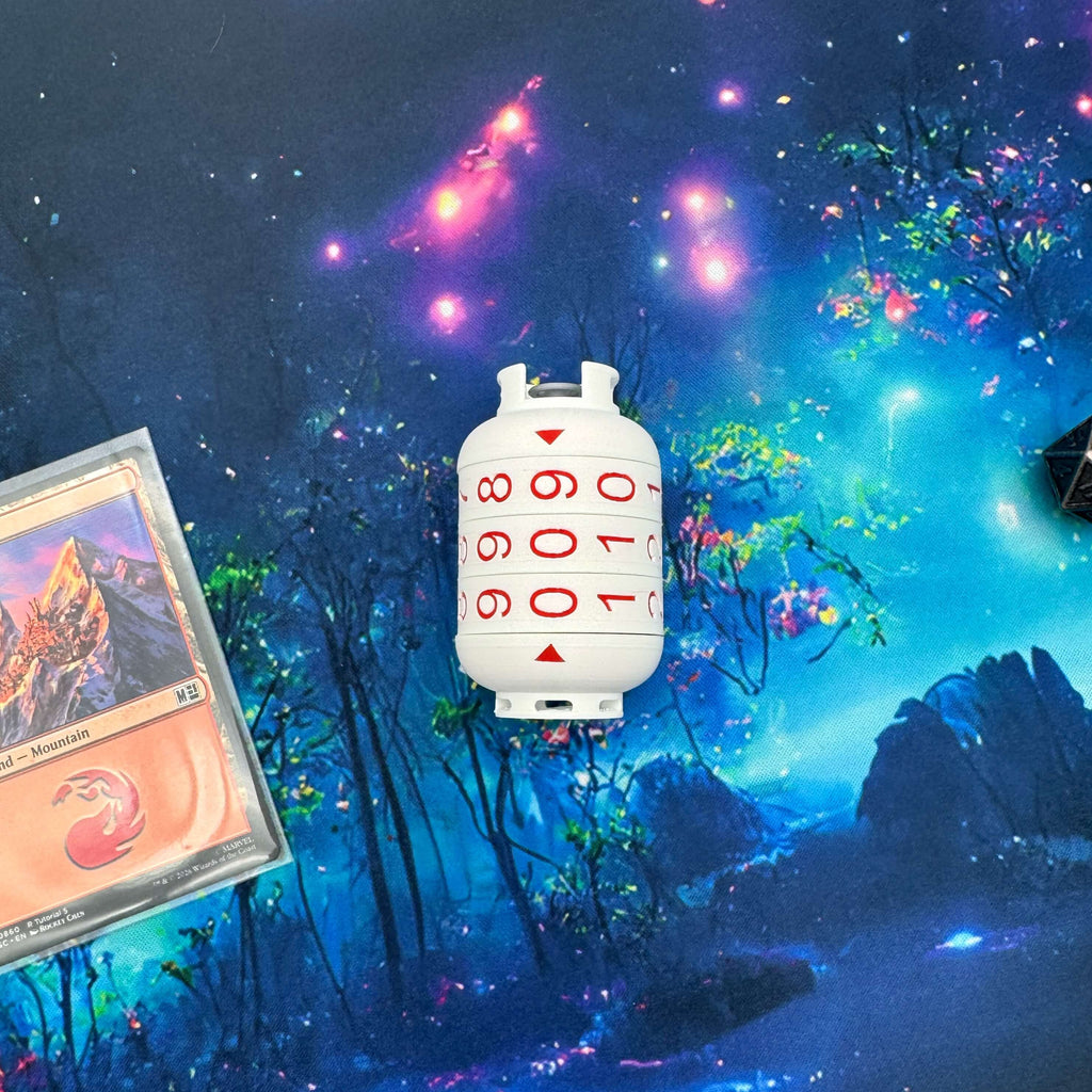 Propane Tank MTG Counter | 3 Dial Life & Resource Tracker | Magic The Gathering TCG Accessory