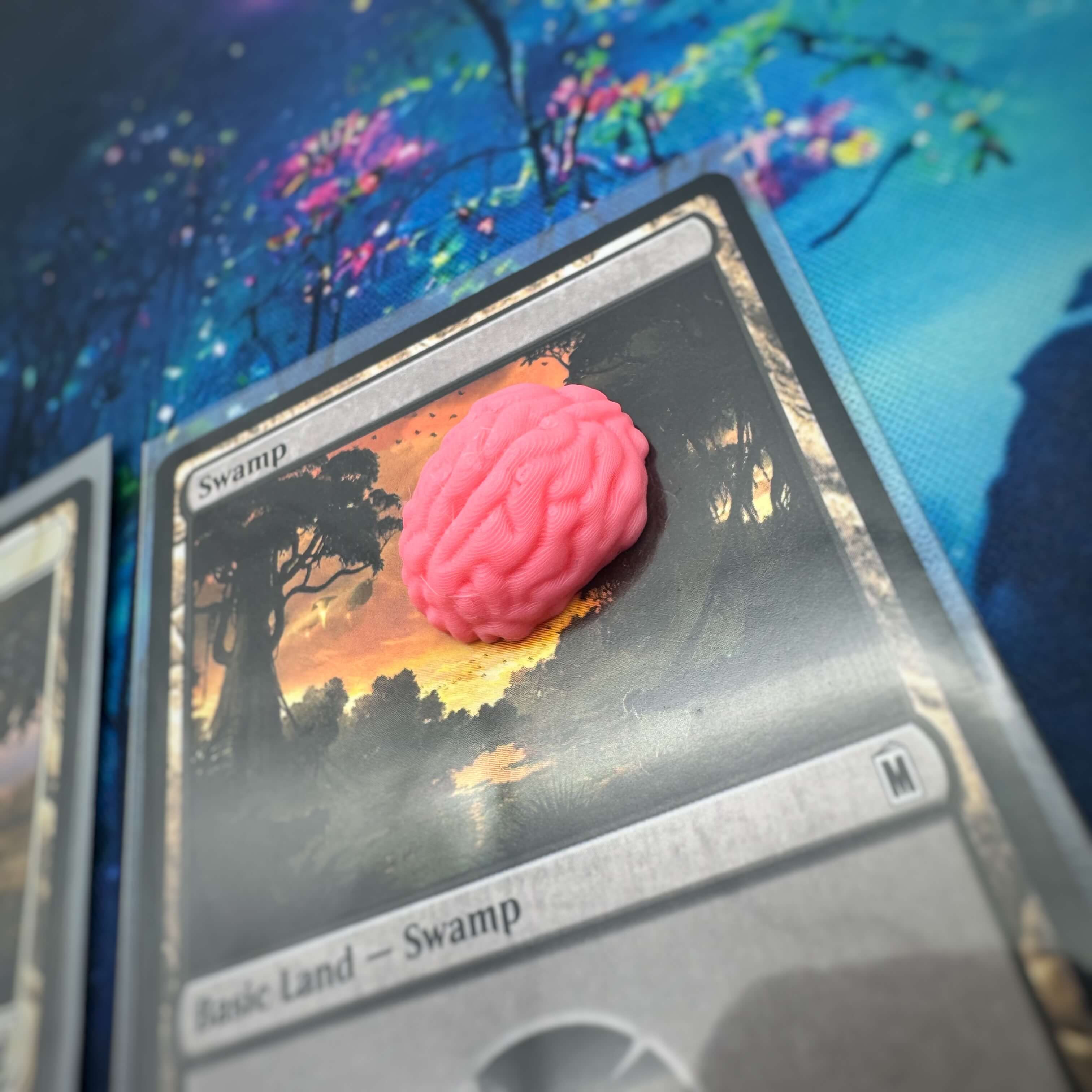 Brain MTG Token | Psychic Horror Magic The Gathering Token | DnD Tabletop Accessory