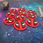 Deadpool MTG Token | Marvel Inspired Magic The Gathering Token | TCG Tabletop Accessory