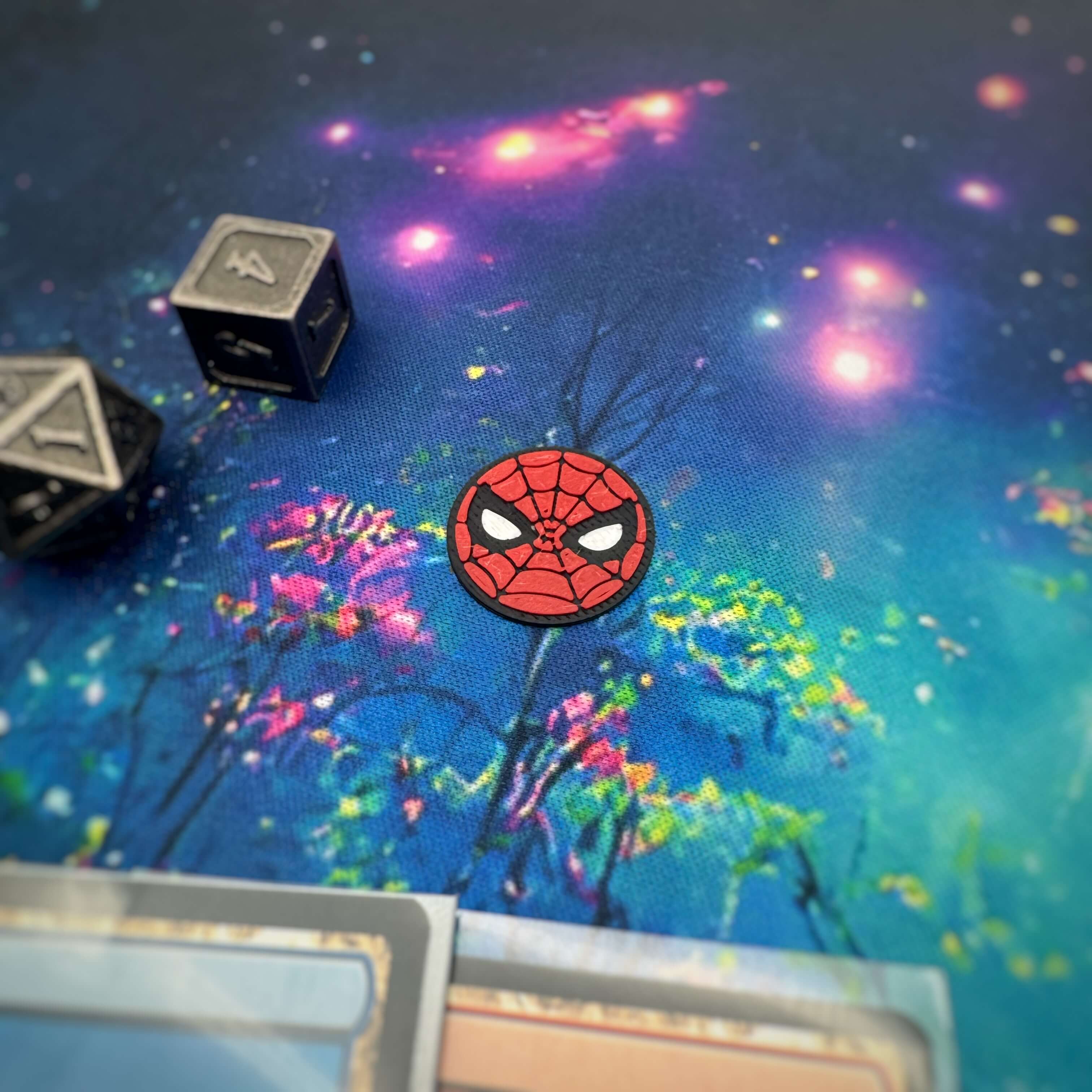 Spider-Man Mask MTG Token | Marvel Magic The Gathering Token | Commander EDH TCG Counter