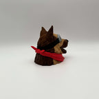 Dogmeat Fallout MTG Commander deck box with goggles and red bandana