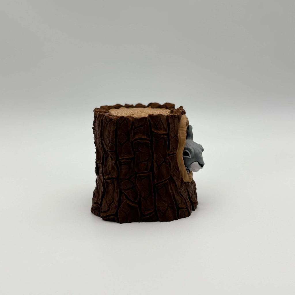 Squirrel Tree Trunk MTG Commander Deck Box | Magic The Gathering Card Holder