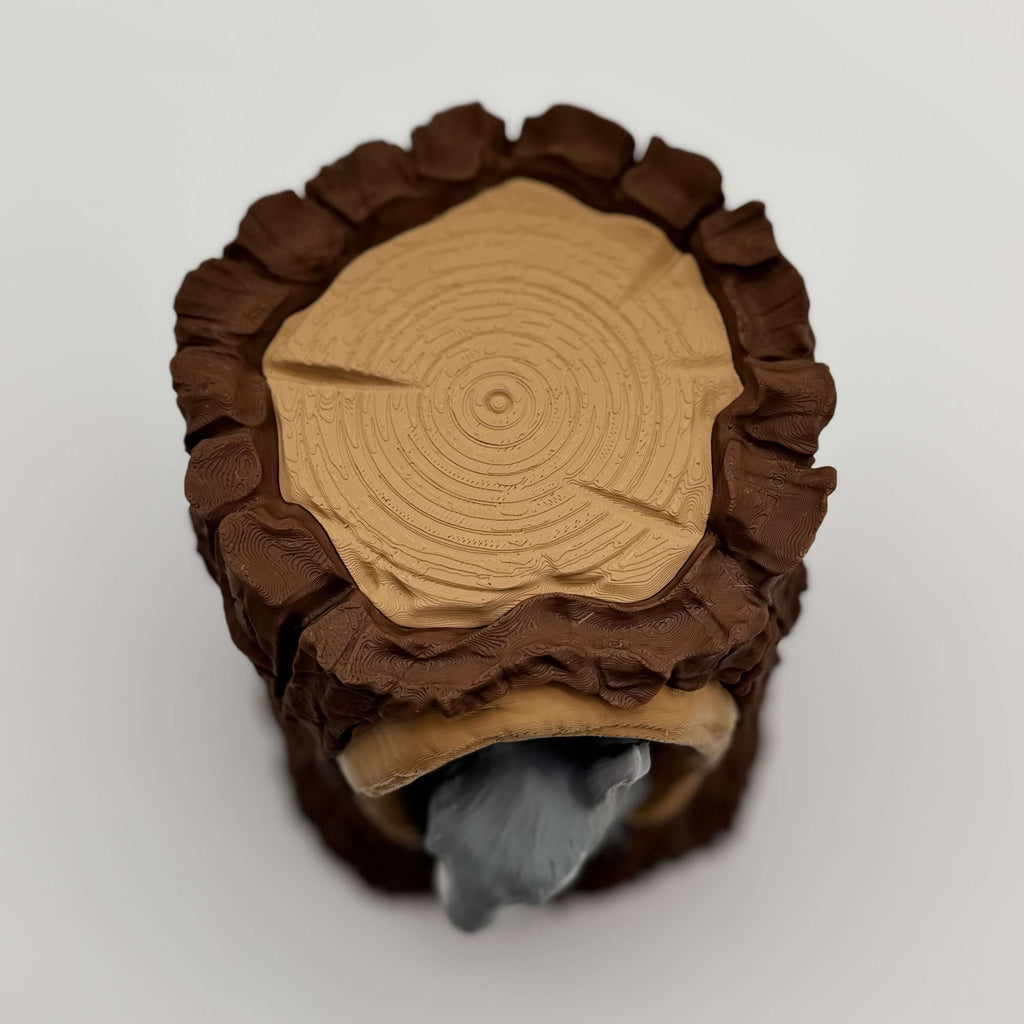 Squirrel Tree Trunk MTG Commander Deck Box | Magic The Gathering Card Holder