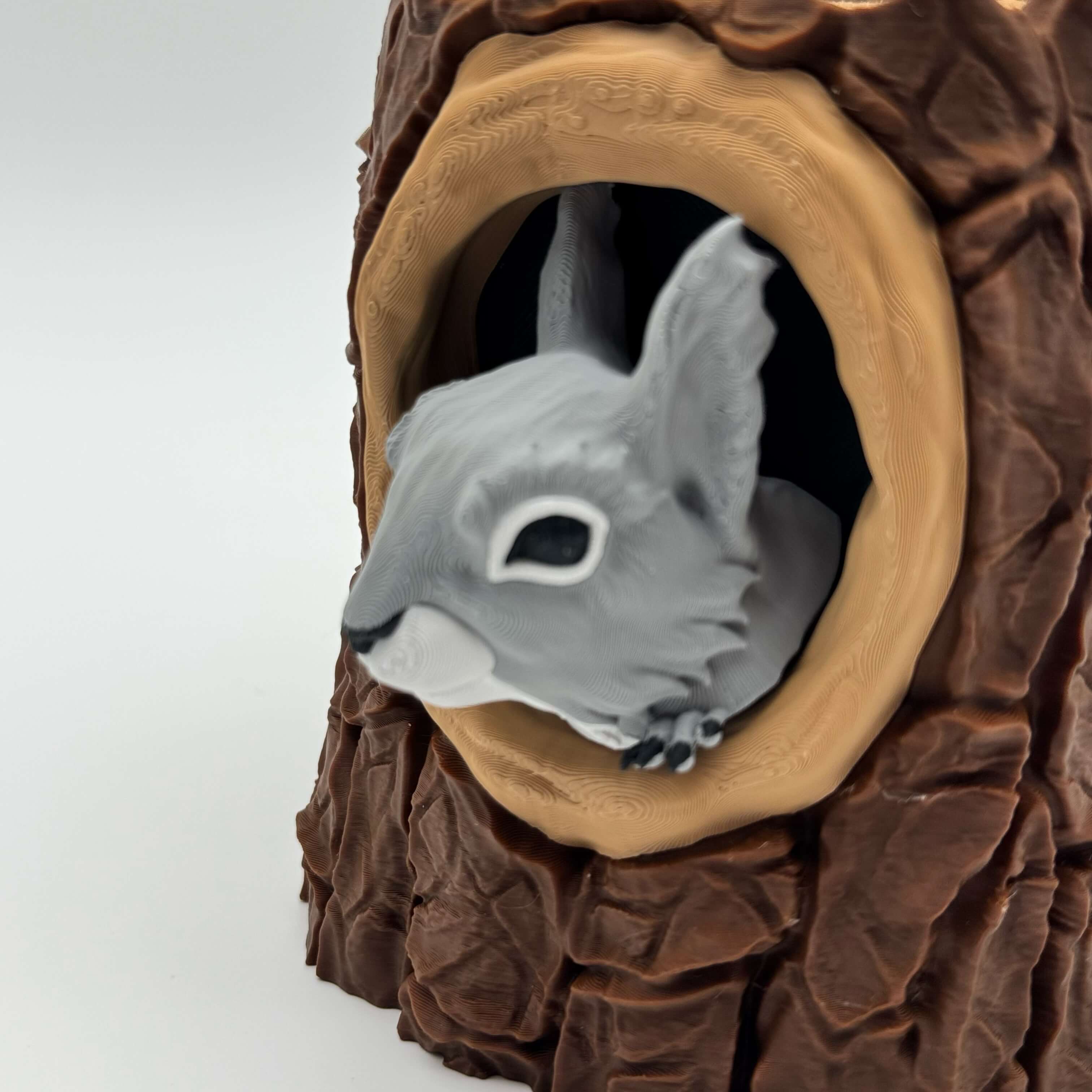 Squirrel Tree Trunk MTG Commander Deck Box | Magic The Gathering Card Holder