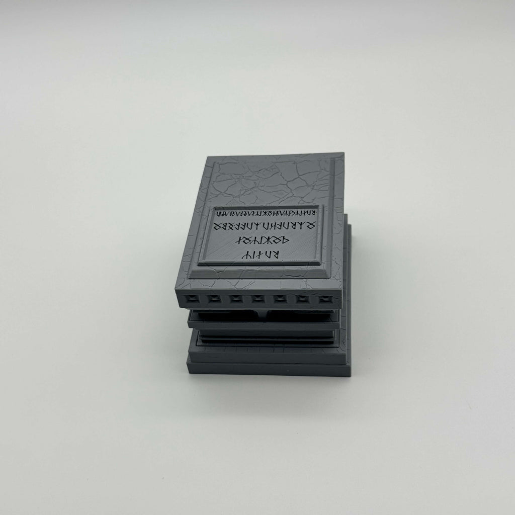 Dwarven Tomb MTG Commander Deck Box | LOTR Moria Inspired Magic The Gathering Card Holder