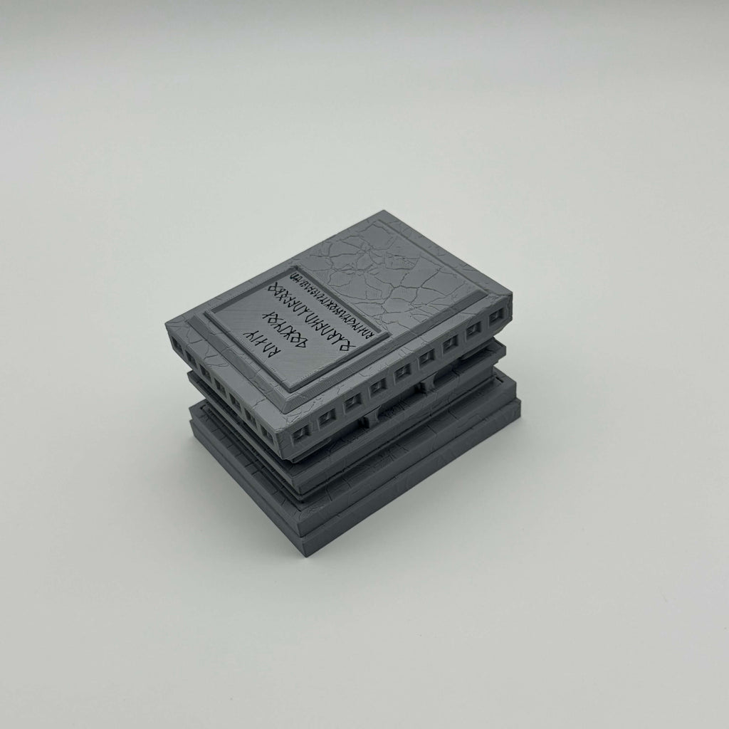Dwarven Tomb MTG Commander Deck Box | LOTR Moria Inspired Magic The Gathering Card Holder
