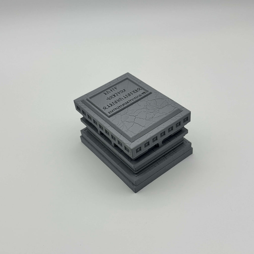 Dwarven Tomb MTG Commander Deck Box | LOTR Moria Inspired Magic The Gathering Card Holder