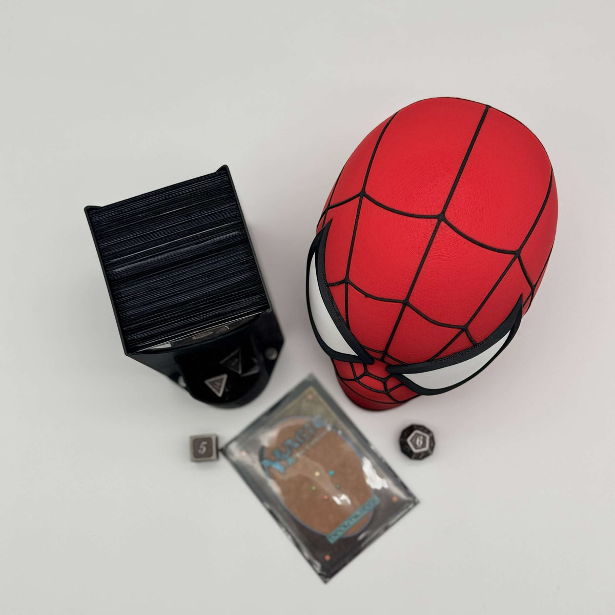 Spider-Man MTG Commander Deck Box | Spiderman Inspired Magic The Gathering Card Holder | 100 Double Sleeved
