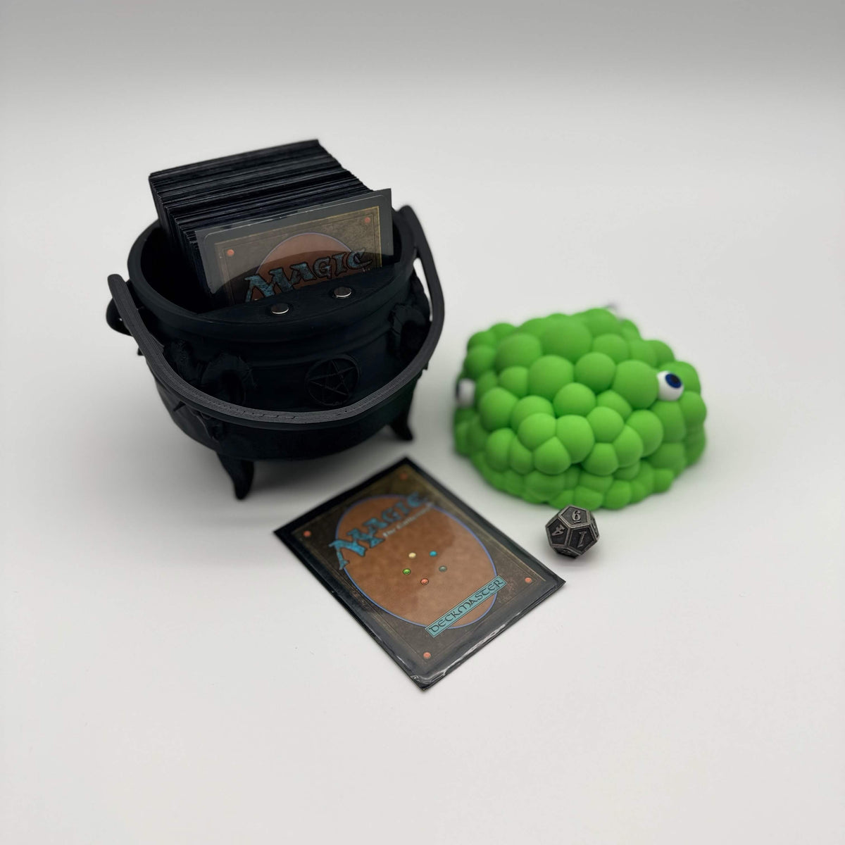 Witch’s Cauldron MTG Commander Deck Box | Halloween Magic The Gathering TCG Card Holder