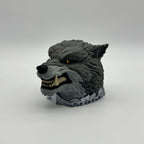 Wolf MTG Commander Deck Box | Fantasy Magic The Gathering TCG Card Holder | White or Battle-Scarred