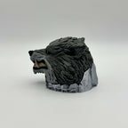 Wolf MTG Commander Deck Box | Fantasy Magic The Gathering TCG Card Holder | White or Battle-Scarred