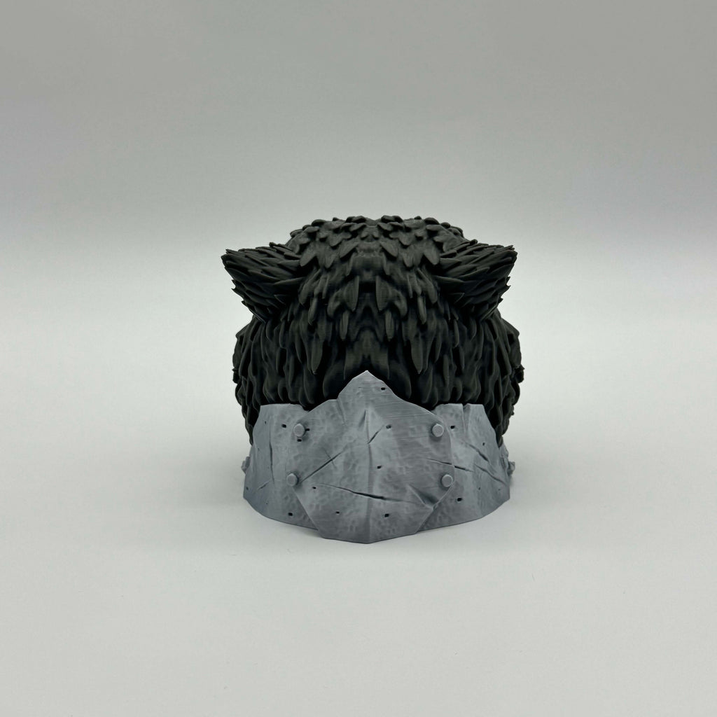 Wolf MTG Commander Deck Box | Fantasy Magic The Gathering TCG Card Holder | White or Battle-Scarred