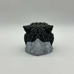 Wolf MTG Commander Deck Box | Fantasy Magic The Gathering TCG Card Holder | White or Battle-Scarred