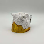 Wolf MTG Commander Deck Box | Fantasy Magic The Gathering TCG Card Holder | White or Battle-Scarred