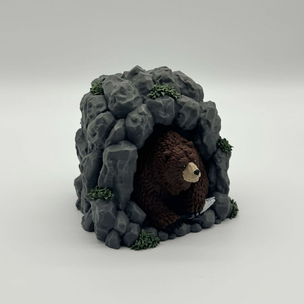Bear’s Den MTG Commander Deck Box | Brown Bear or Panda TCG Card Holder