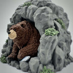 Bear’s Den MTG Commander Deck Box | Brown Bear or Panda TCG Card Holder