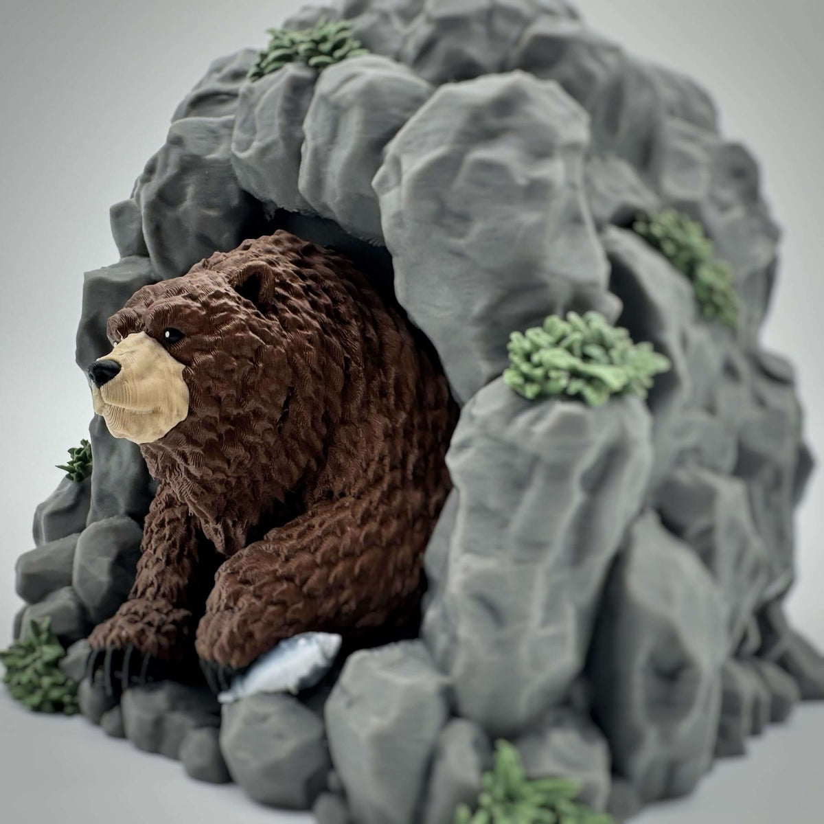 Bear’s Den MTG Commander Deck Box | Brown Bear or Panda TCG Card Holder