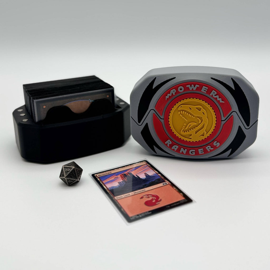 Power Morpher MTG Commander Deck Box | Power Rangers Inspired TCG Card Holder