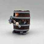Dwarf in a Barrel MTG Commander Deck Box | Fantasy Magic The Gathering Card Holder
