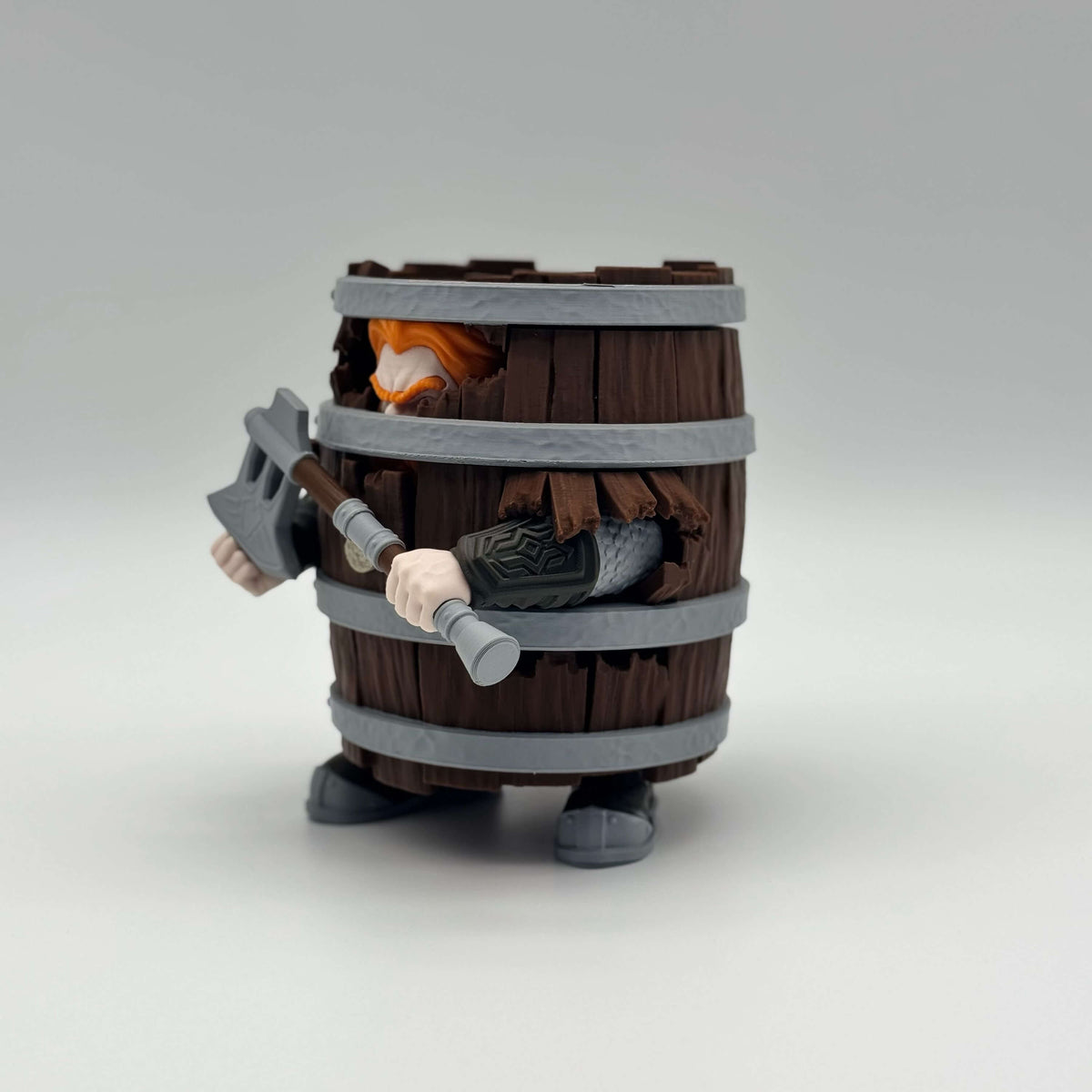 Dwarf in a Barrel MTG Commander Deck Box | Fantasy Magic The Gathering Card Holder