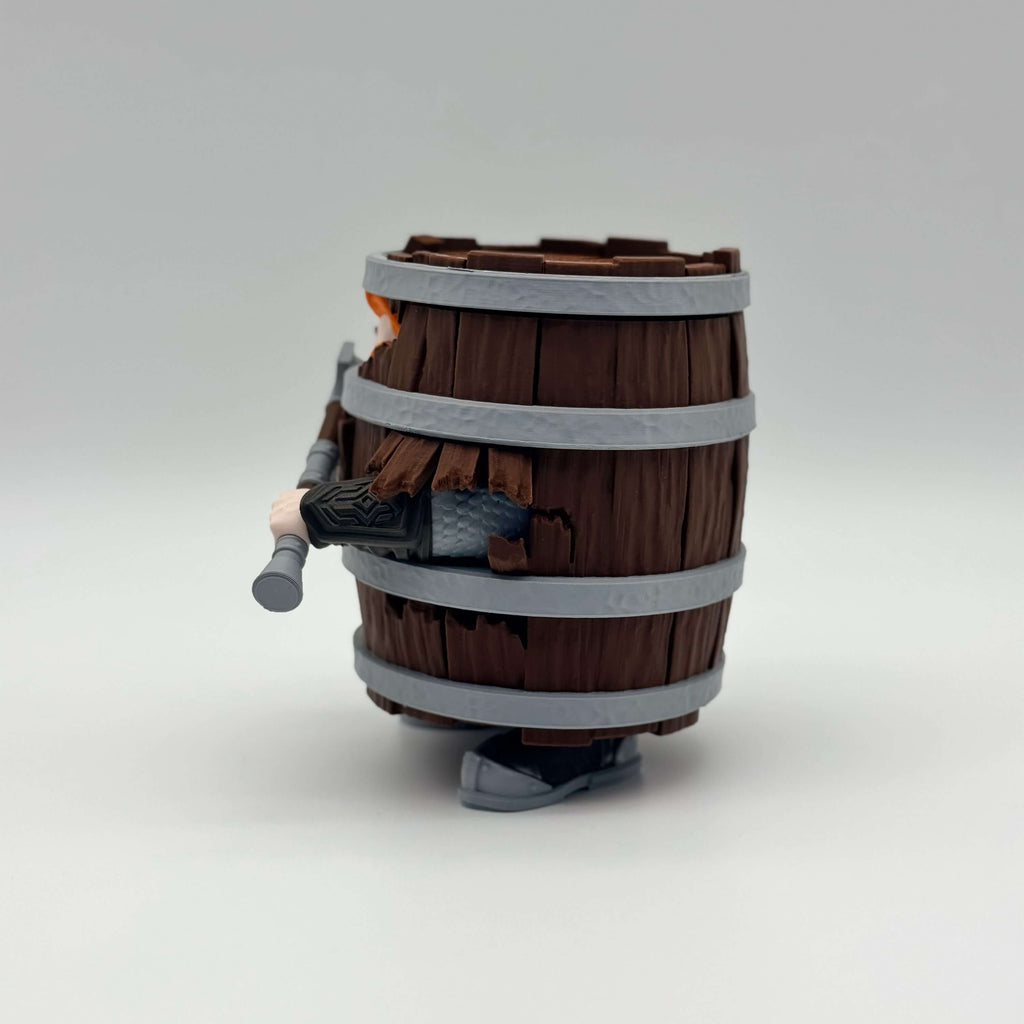 Dwarf in a Barrel MTG Commander Deck Box | Fantasy Magic The Gathering Card Holder