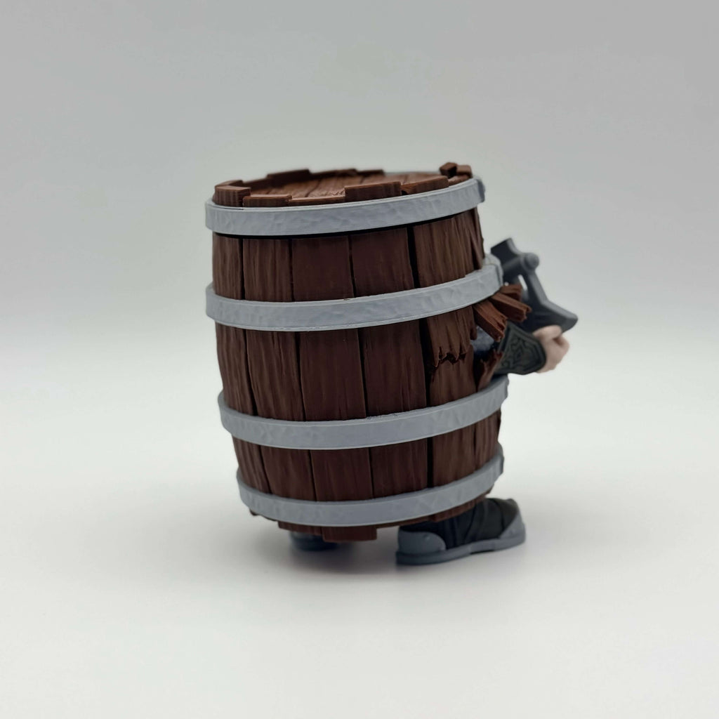 Dwarf in a Barrel MTG Commander Deck Box | Fantasy Magic The Gathering Card Holder