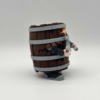 Dwarf in a Barrel MTG Commander Deck Box | Fantasy Magic The Gathering Card Holder