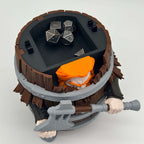 Dwarf in a Barrel MTG Commander Deck Box | Fantasy Magic The Gathering Card Holder