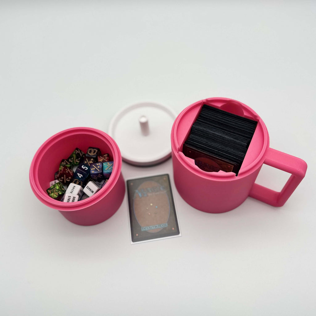 Travel Tumbler MTG Commander Deck Box | 100 Card Magic The Gathering Card Holder
