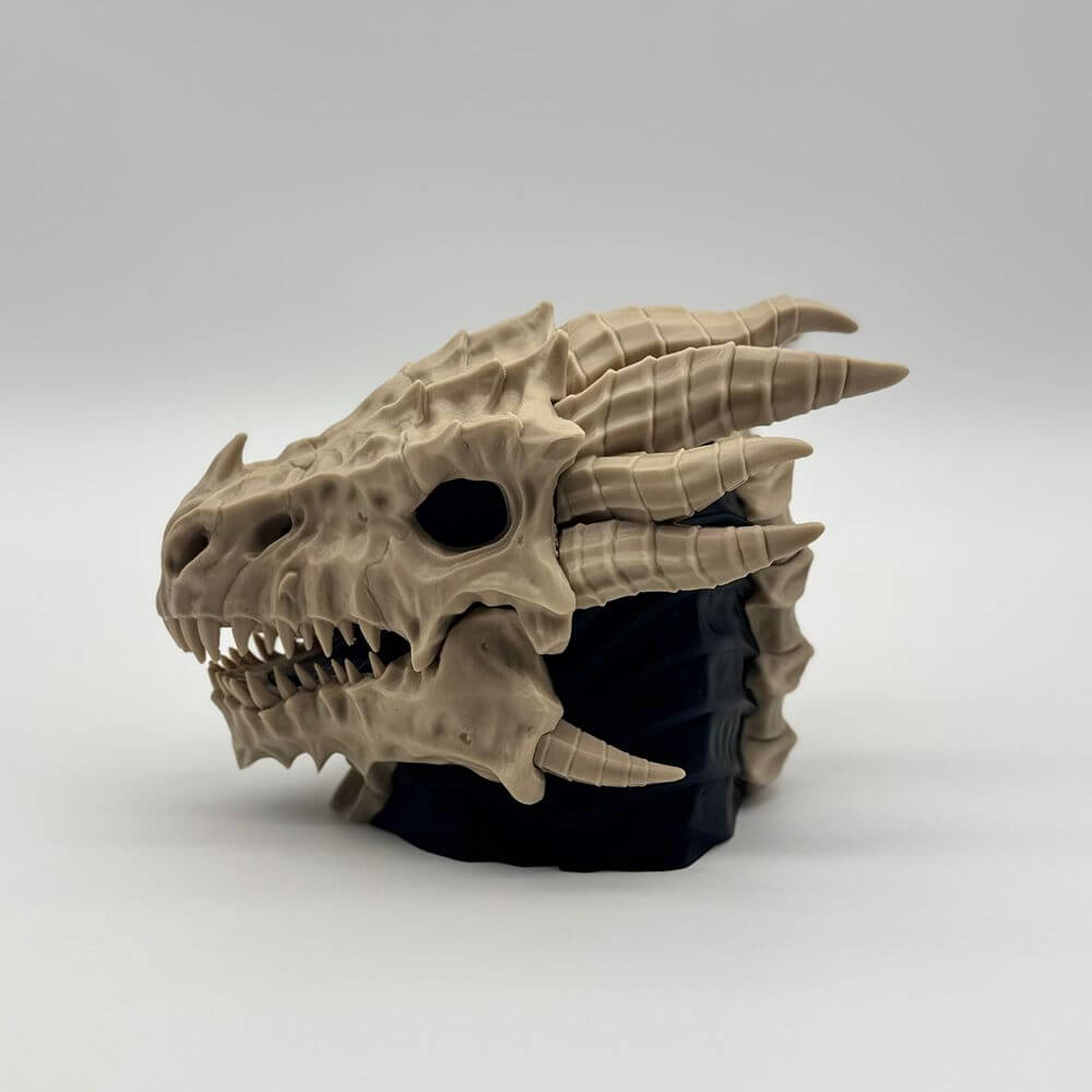 Dragon Skull MTG Commander Deck Box | Fantasy Magic The Gathering Card Holder
