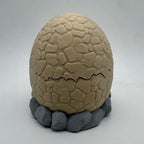 Hatchling Relic Egg MTG Commander Deck Box | Fantasy Dinosaur Magic The Gathering Card Holder